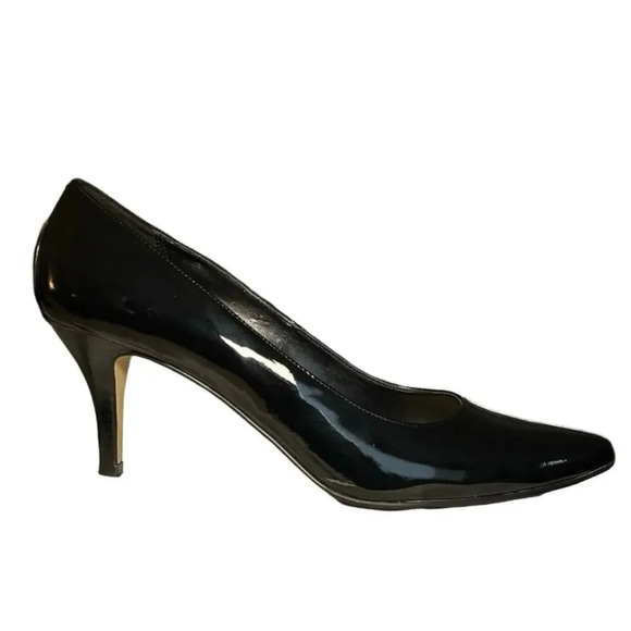 Cole Haan Women’s Valeria II Pointed Toe Patent Leather Pumps Black Size 9.5 B - Picture 5 of 9